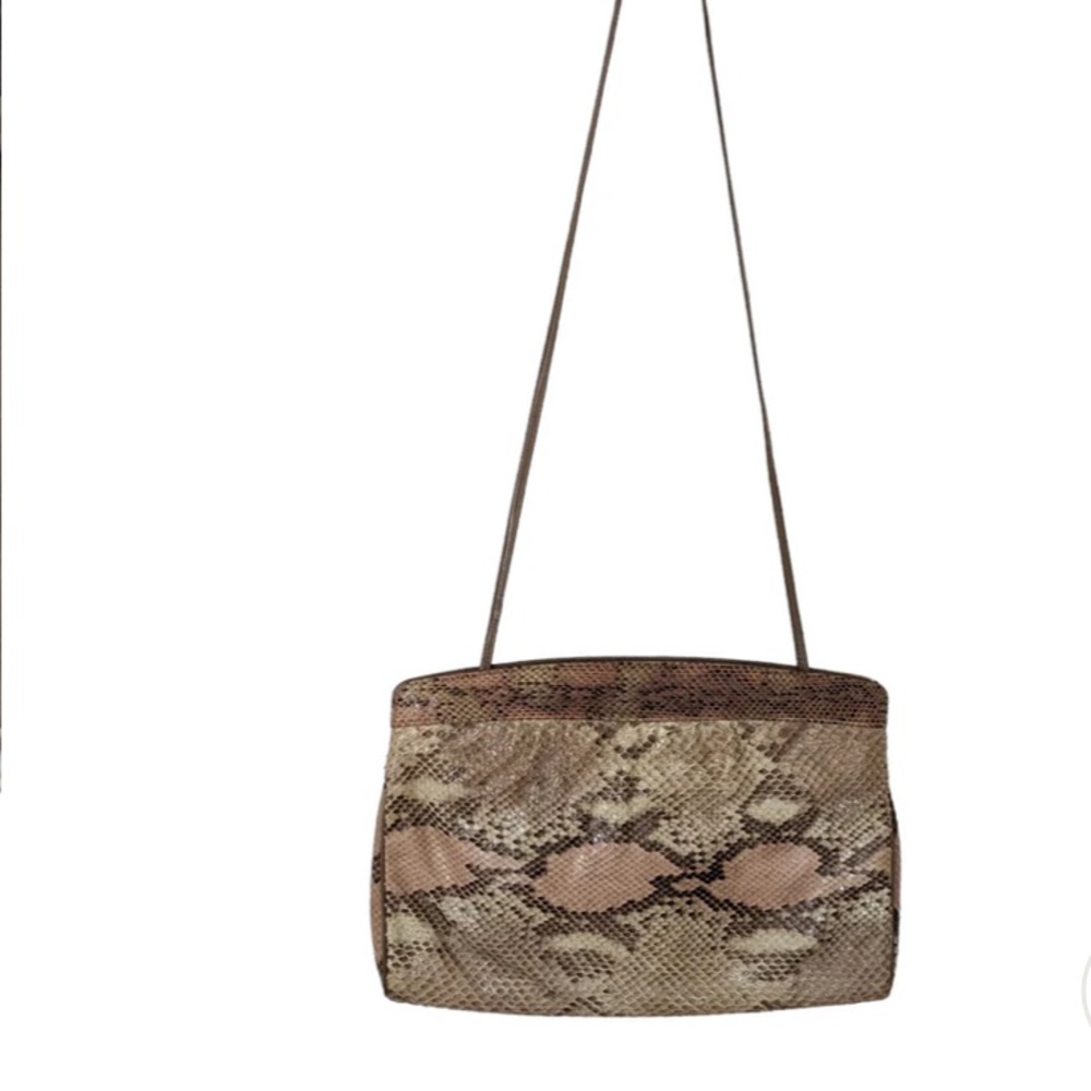 Authentic Vintage Snakeskin Crossbody Purse